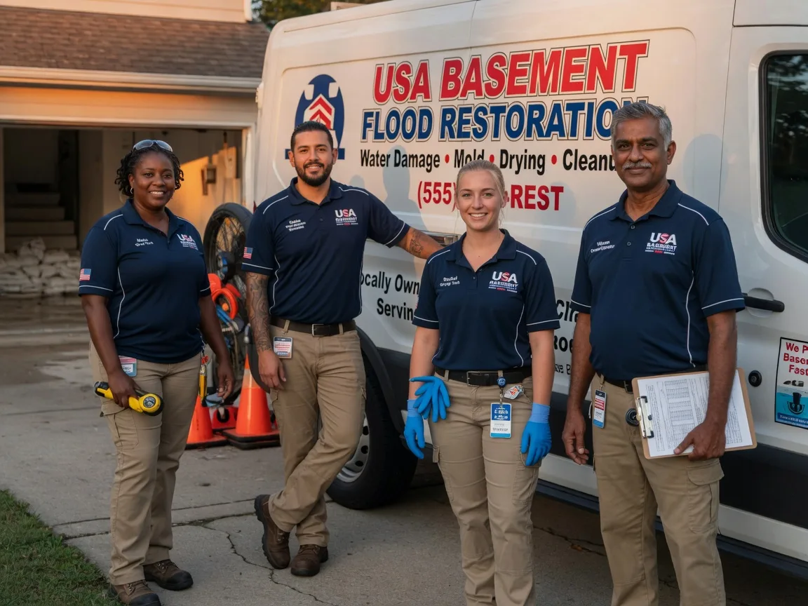 Basement Flood Cleanup company in Aurora, ME